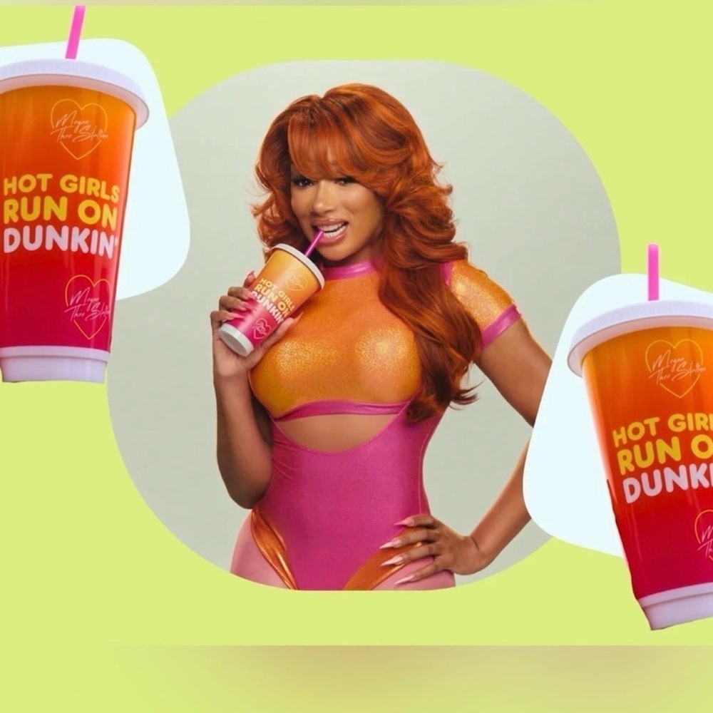 Hot Girls Run On Party Cup- Orange and Pink